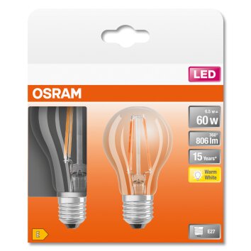 Osram E27 LED 6.5 Watt varmvit 806 Lumen Osram E27 LED 6.5 Watt varmvit 806 Lumen