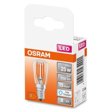 Osram E14 LED 2.8 Watt dagsljusvit 250 Lumen Osram E14 LED 2.8 Watt dagsljusvit 250 Lumen