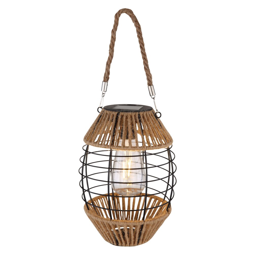 Globo SOLAR lykta, Solcellslampa, Bordslampa LED Svart, 1-ljuskällor main product photo