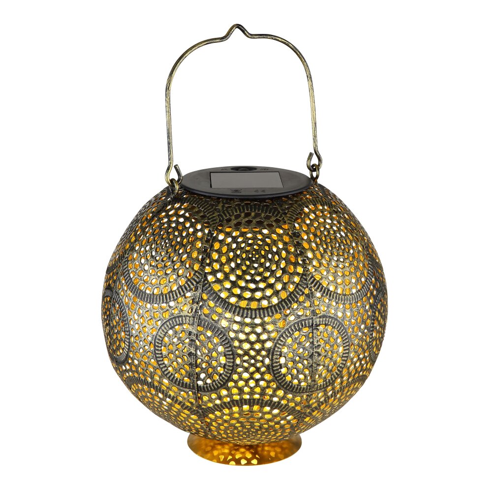 Globo SOLAR lykta, Solcellslampa, Bordslampa LED Antik, Guld, 1-ljuskällor main product photo