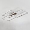 Relous Taklampa LED Färg i rostfritt stål, 3-ljuskällor, Fjärrkontroll, Färgväxlare