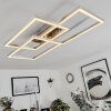 Relous Taklampa LED Rostfritt stål, 3-ljuskällor, Fjärrkontroll, Färgväxlare