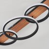 Canhestros Taklampa LED Brun, träoptik, Svart, 1-ljuskällor