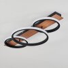 Canhestros Taklampa LED Brun, träoptik, Svart, 1-ljuskällor