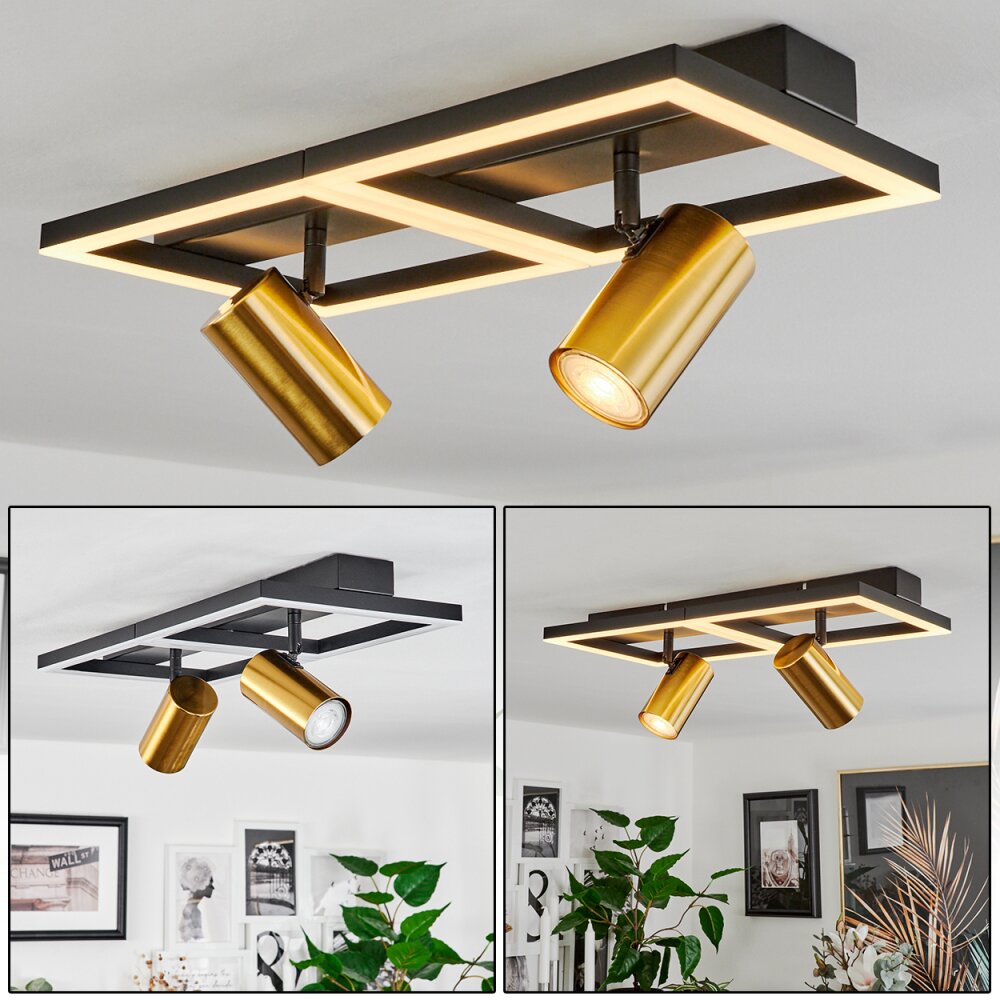 Reboleiro Taklampa, Takstrålkastare LED Svart, 3-ljuskällor main product photo