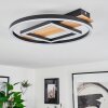 Taboneira Taklampa LED Naturfärger, Svart, Vit, 1-ljuskällor