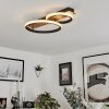 Canhestros Taklampa LED träoptik, Svart, 1-ljuskällor
