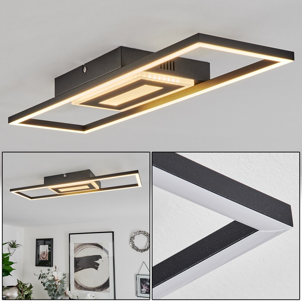 Vaseux Taklampa LED Svart, Vit, 1-ljuskällor main product photo