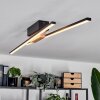Meiral Taklampa LED Naturfärger, Svart, 2-ljuskällor