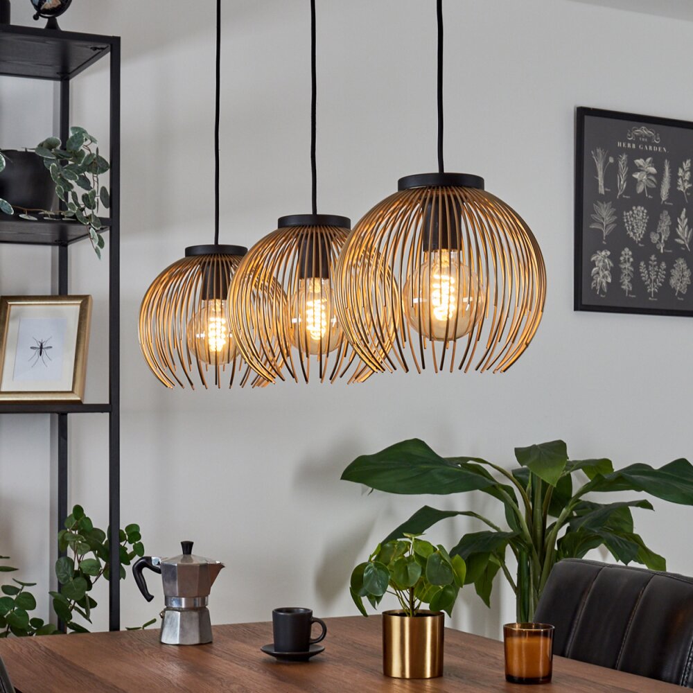 Keryvaland Pendellampa Svart, 3-ljuskällor main product photo