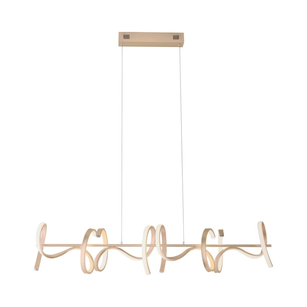 Leuchten Direkt CURLS Pendelbelysning LED Mässing, 4-ljuskällor main product photo