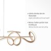 Leuchten Direkt CURLS Pendelbelysning LED Mässing, 4-ljuskällor
