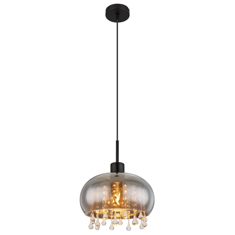 Globo CORRY Pendellampa Svart, 1-ljuskällor main product photo