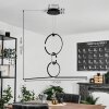 Chlak Pendelbelysning LED Svart, 3-ljuskällor, Fjärrkontroll