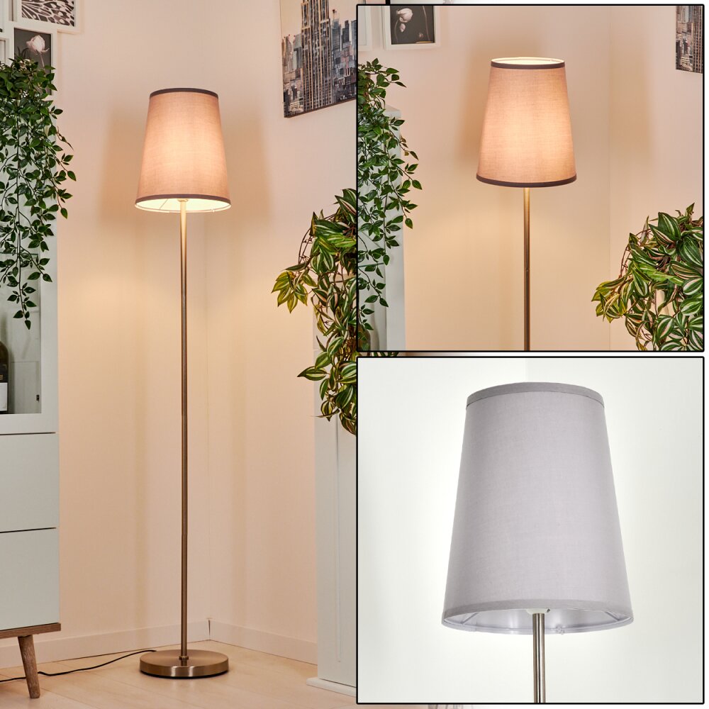 Snar Golvlampa Nickel matt, 1-ljuskällor main product photo