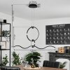 Chlak Pendelbelysning LED Svart, 3-ljuskällor, Fjärrkontroll