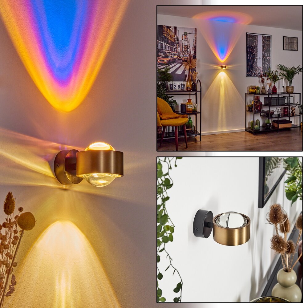 Sapri Up & Down Lampa, Vägglampa Antikmässing, Svart, 1-ljuskällor main product photo