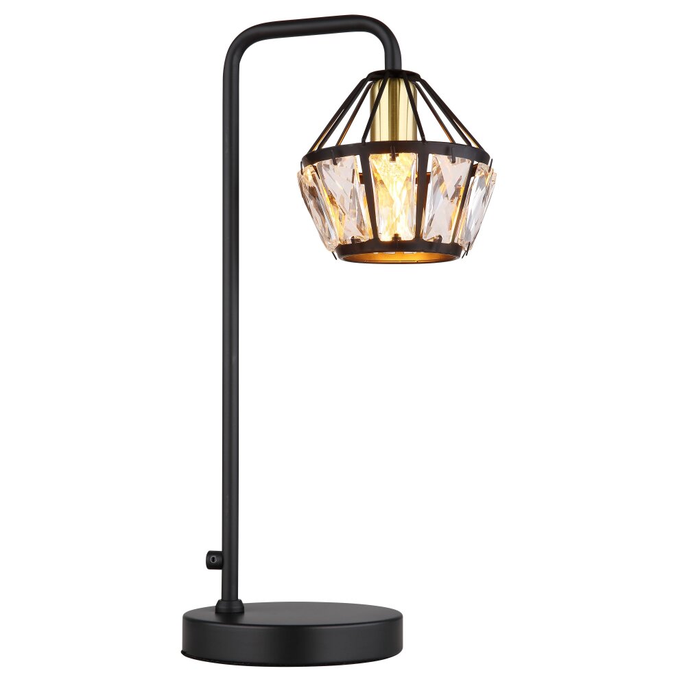 Globo LOIS Bordslampa Mässing, Svart, 1-ljuskällor main product photo