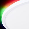 Brilliant Saltery Taklampa, Panel LED Vit, 1-ljuskällor, Fjärrkontroll, Färgväxlare