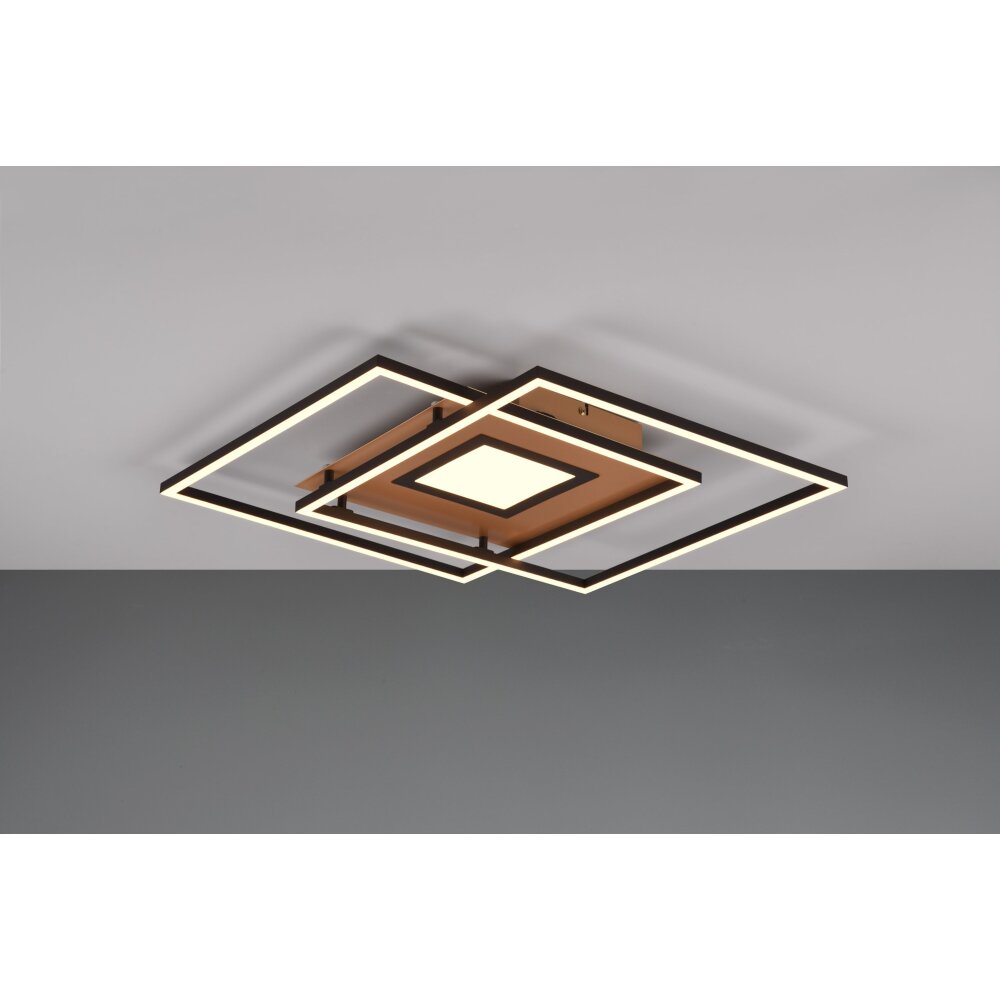 Trio Lampor Via Taklampa LED Guld, Svart, 1-ljuskällor, Fjärrkontroll main product photo