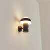 Vinara vägglampa utomhus, Vägglampa LED Svart, 1-ljuskällor, Rörelsedetektor