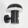 Vinara vägglampa utomhus, Vägglampa LED Svart, 1-ljuskällor, Rörelsedetektor