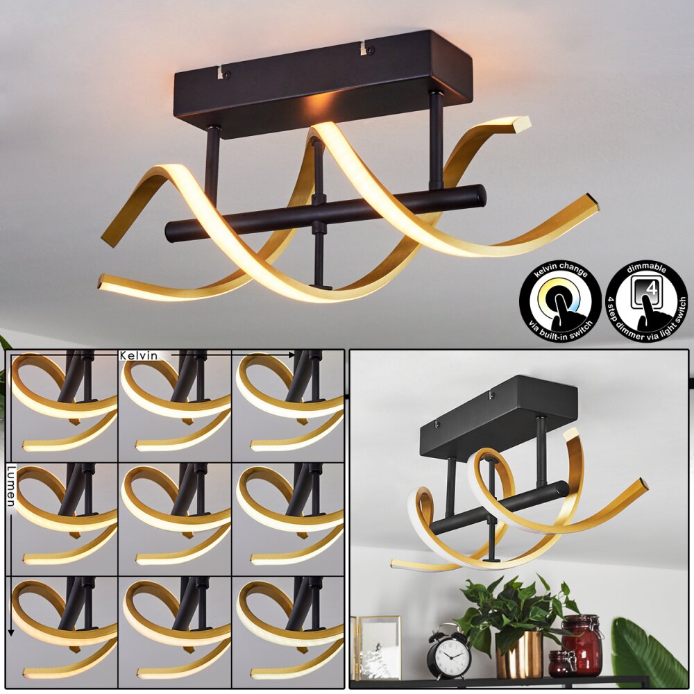 Khovet Taklampa LED Svart, 1-ljuskällor main product photo