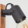 Kouk Vägglampa, Väggspotlight Naturfärger, Svart, 1-ljuskällor Kouk Vägglampa, Väggspotlight Naturfärger, Svart, 1-ljuskällor