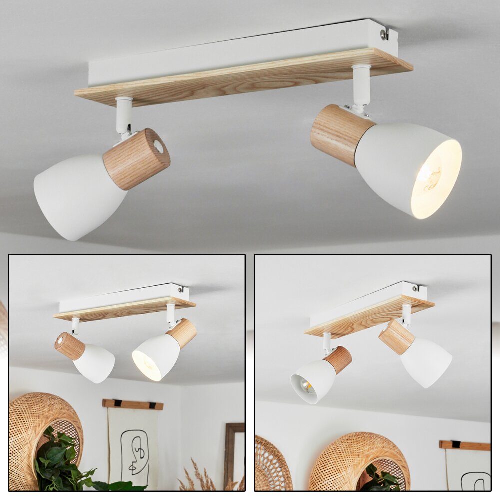 Kouek Taklampa, Takstrålkastare Naturfärger, Vit, 2-ljuskällor main product photo