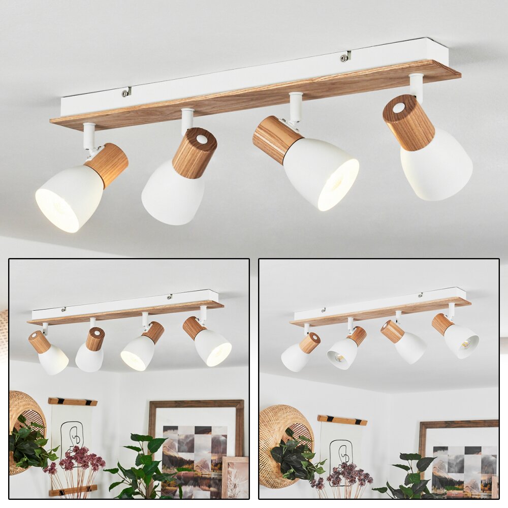 Kouek Taklampa, Takstrålkastare Naturfärger, Vit, 4-ljuskällor main product photo