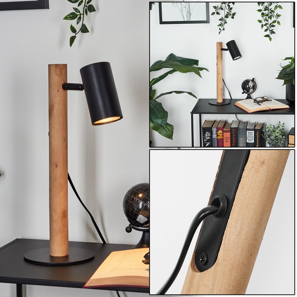Arbrentin Bordslampa Naturfärger, Svart, 1-ljuskällor main product photo