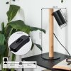 Arbrentin Bordslampa Naturfärger, Svart, 1-ljuskällor