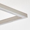 Lillavois Taklampa LED Nickel matt, 1-ljuskällor, Fjärrkontroll