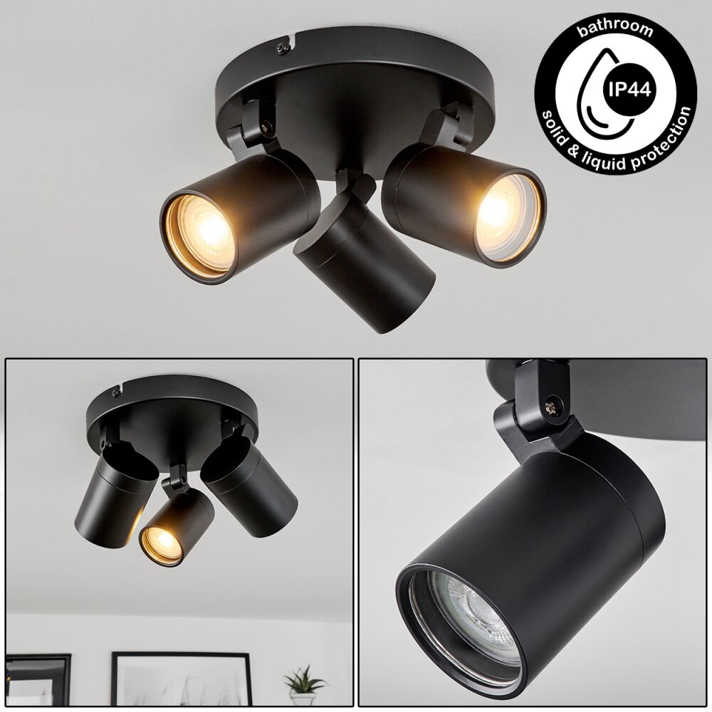 Khnar Taklampa, Takstrålkastare Svart, 3-ljuskällor main product photo