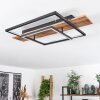 Pompu Taklampa LED Naturfärger, Svart, 1-ljuskällor