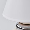Chrouy Bordslampa Beige, Krom, 1-ljuskällor