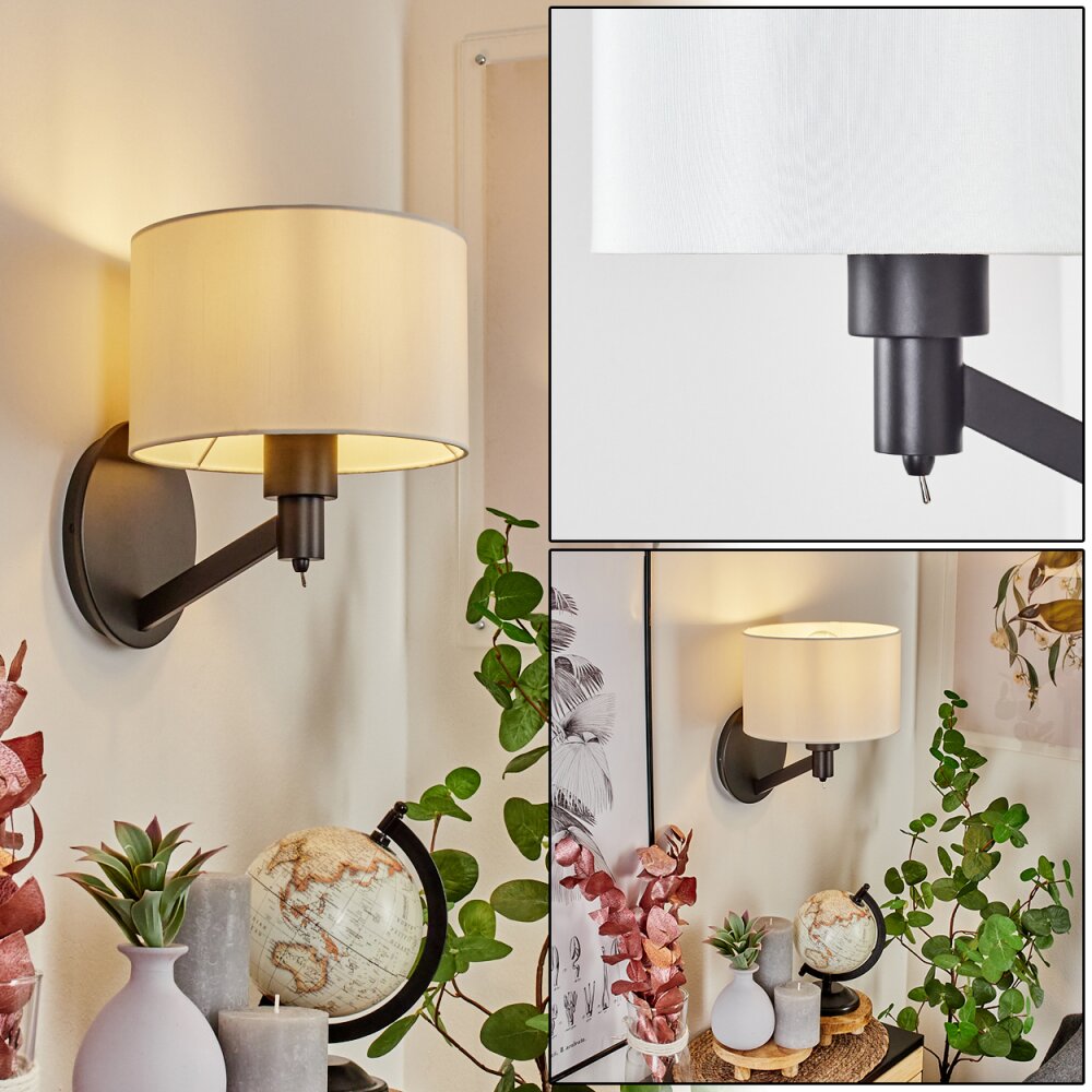 Manhenha Vägglampa Svart, 1-ljuskällor main product photo