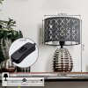 Osorno Bordslampa Krom, Svart, 1-ljuskällor