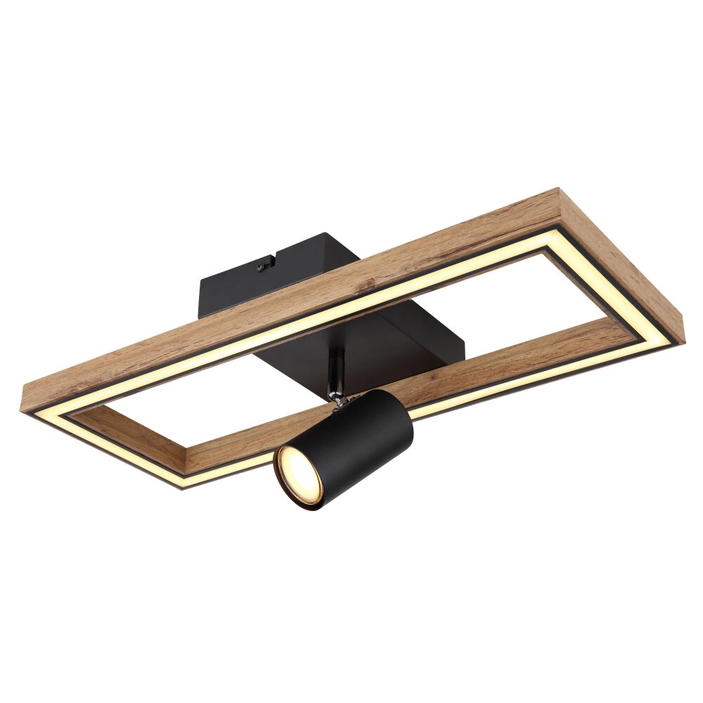 Globo MANDERA Taklampa LED Svart, 1-ljuskällor main product photo
