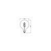 Ledvance E27 LED 4.5 Watt varmvit dimbar 300 Lumen