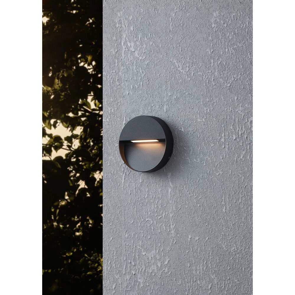 Eglo MARUGGIO vägglampa utomhus LED Svart, 1-ljuskällor main product photo