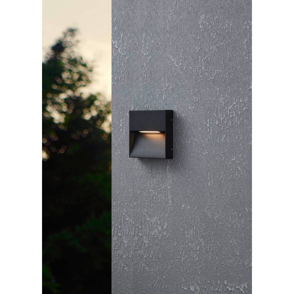 Eglo MARUGGIO vägglampa utomhus LED Svart, 1-ljuskällor main product photo