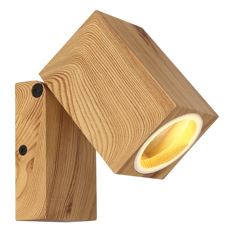 Globo VERONIKA vägglampa utomhus träoptik, 1-ljuskällor main product photo