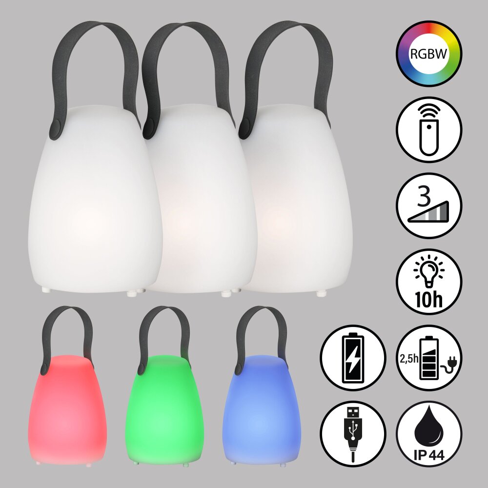 FHL easy Ruby Bordslampa utomhus LED Vit, 1-ljuskällor, Fjärrkontroll, Färgväxlare main product photo