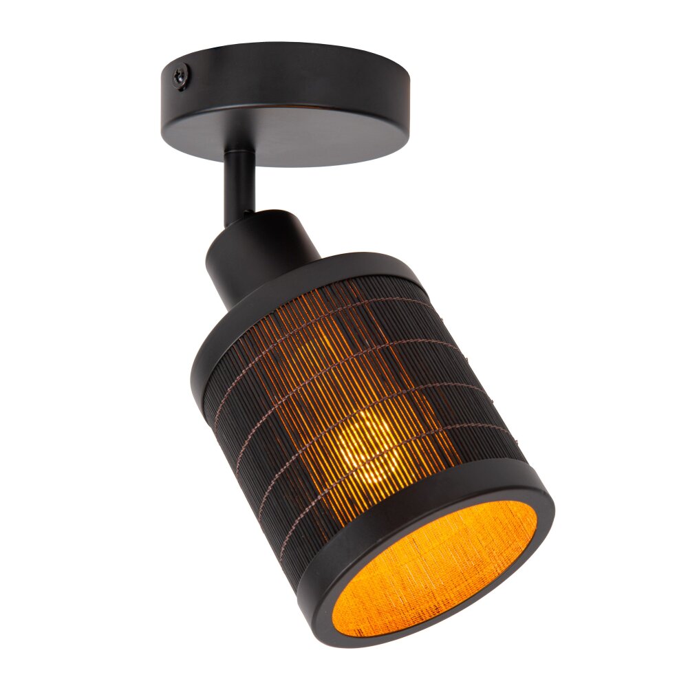 Lucide TAGALOG Vägglampa, Väggspotlight Svart, 1-ljuskällor main product photo