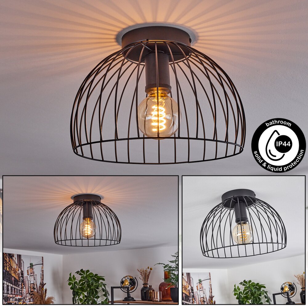 Gourel Taklampa Svart, 1-ljuskällor main product photo