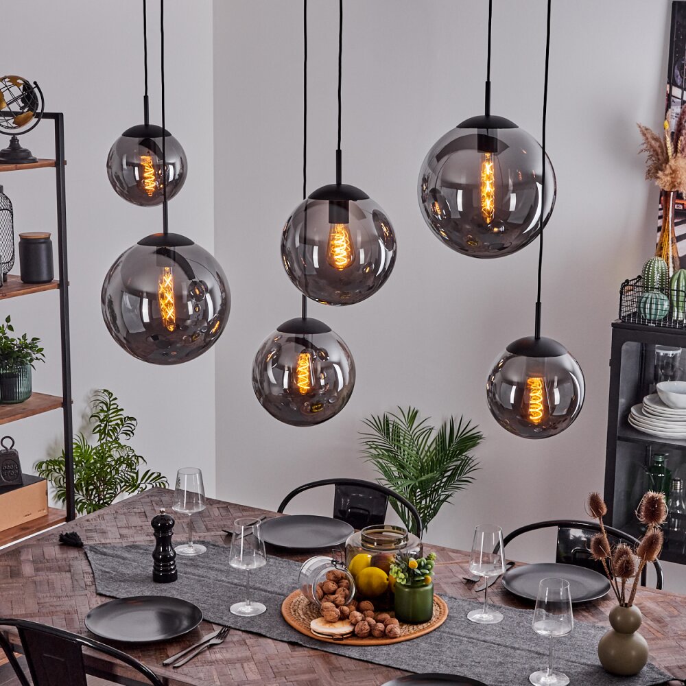 Voluntad Pendelbelysning Svart, 6-ljuskällor main product photo