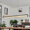 Rung Pendellampa LED Svart, 1-ljuskällor