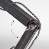 Tukchor Golvlampa, Läslampa Svart, 1-ljuskällor