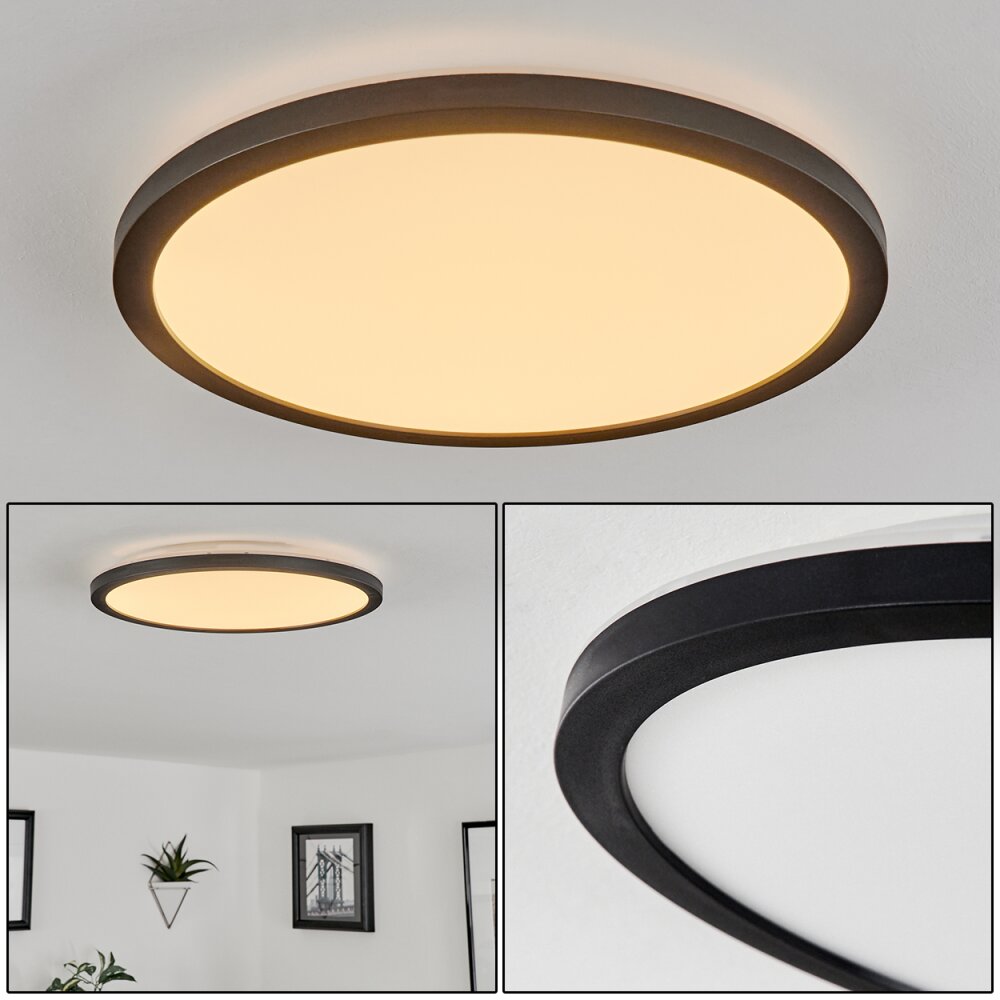 Tamesch Taklampa, Panel LED Svart, 1-ljuskällor main product photo